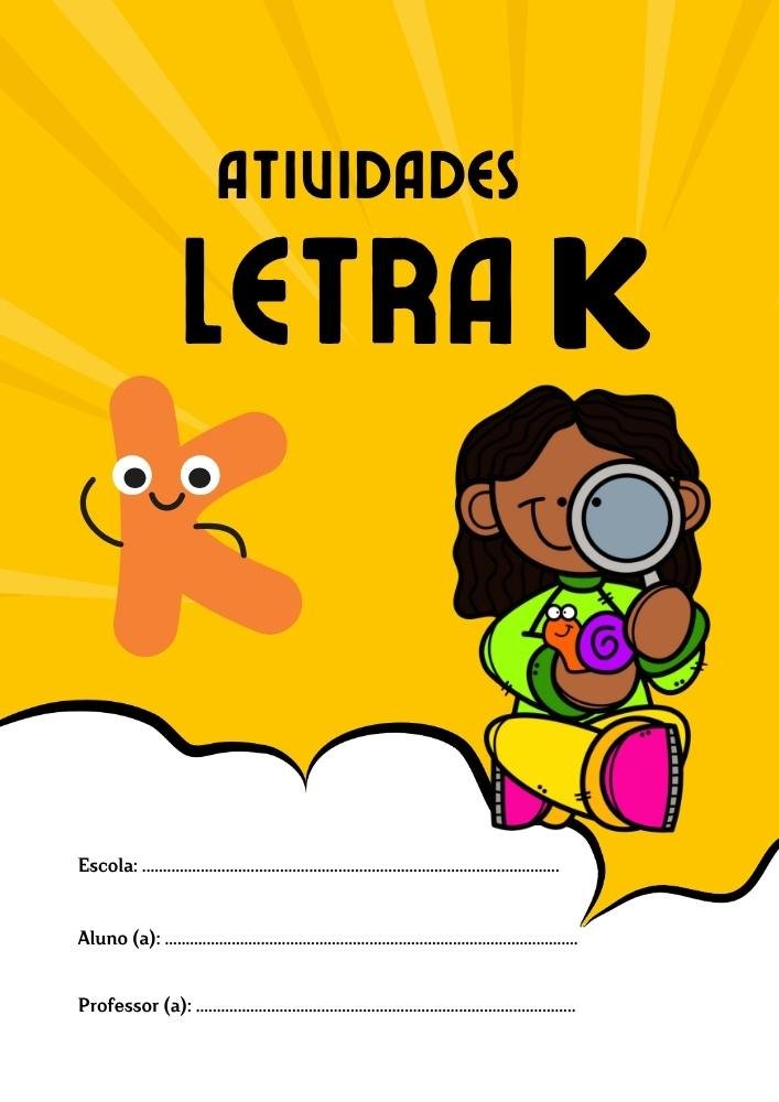 Atividades letra k para imprimir para alfabetização página 1